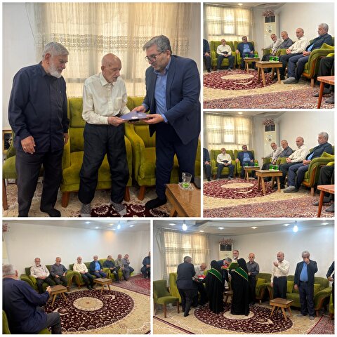 دیدار با خانواده شهید علی کمالی زاده از شهدای جنگ رمضان